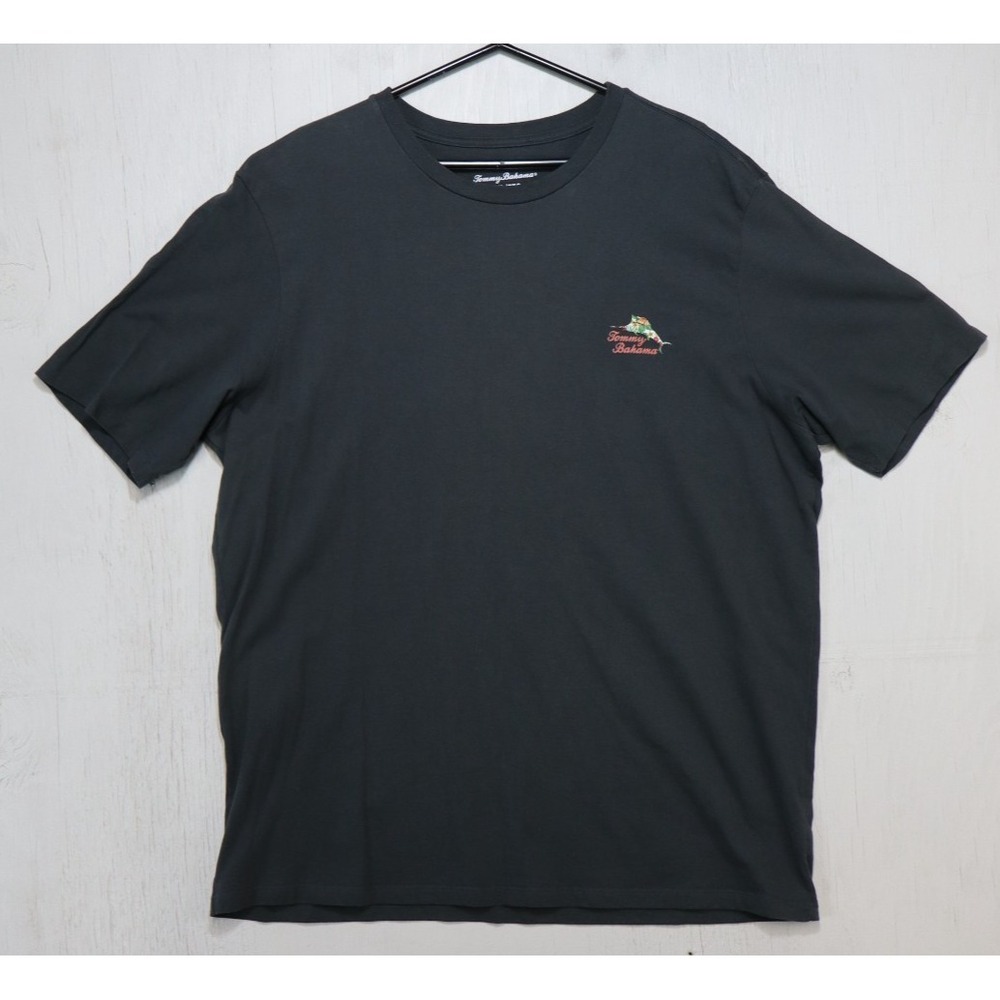 Mens Tommy Bahama T Shirt Size XXL Gray Alo Ho Ho Ha Holiday Christmas Cotton